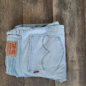 Levi's high rise straight jeans